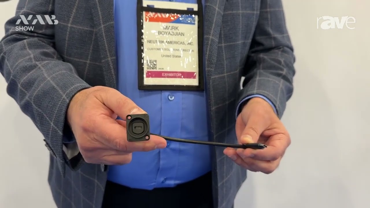 NAB Show 2026: Neutrik Group Shows NAUSBC-5G USB Type-C with Fly-Lead