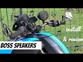 Review and How to Install Boss Speakers (as seen on a Can Am Ryker)