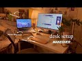 Desk setup - Makeover Aesthetic WFH Shopee Haul | standing laptop, standing monitor, wrist rest
