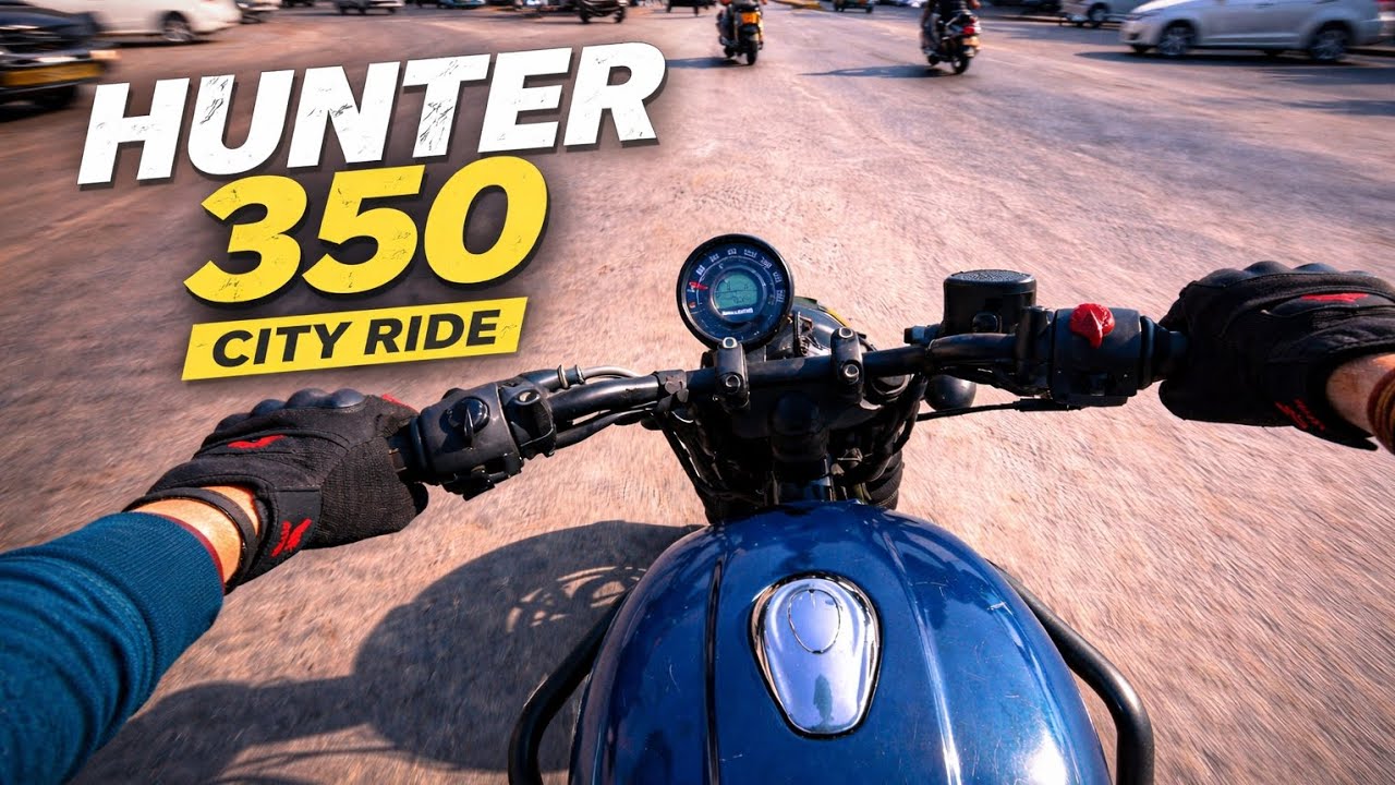 RE Hunter 350 | City Cruising | Daily vlog 2 | 