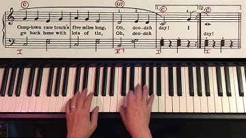 Camptown Races: Bastien Piano Level 3 (Green)