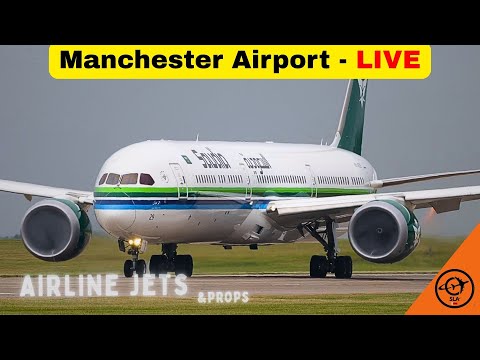 Plane spotting - LIVE - Airbus A380, A350, 787 and more! Tuesday 22nd July Manchester Airport UK