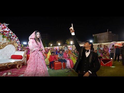 Groom Surprise Dance for Bride on Wedding Sangeet  Deepesh x Samriddhi