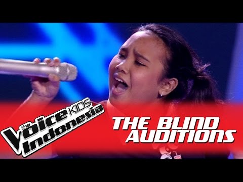 Kinan "Focus" I The Blind Auditions I The Voice Kids Indonesia GlobalTV 2016