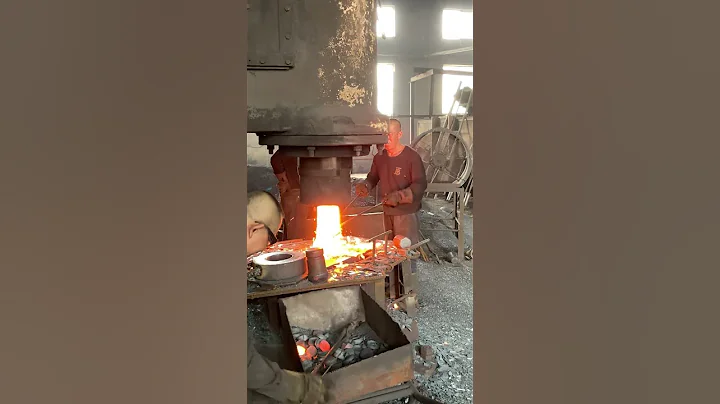 Inside the factory Bearing Forging Factory – Watch Hot Steel Transformation #process #blacksmith