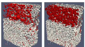 3D grain growth with evolutive second phase particles - PhD works of K. Alvarado