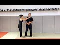 Krav maga  df contre un tranglement de cot  2 mains