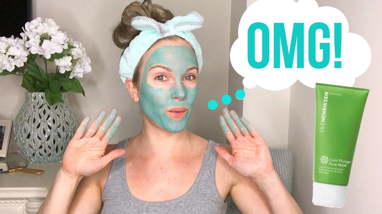 OLEHENRIKSEN COLD PORE MASK REVIEW | DEMO - YouTube