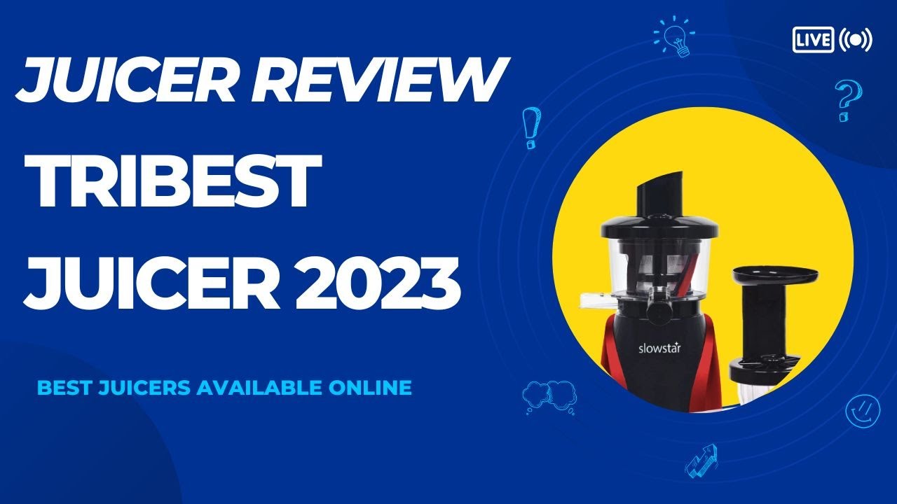 Tribest Slowstar SW2000 Vertical Masticating Cold Press Juicer & Juice