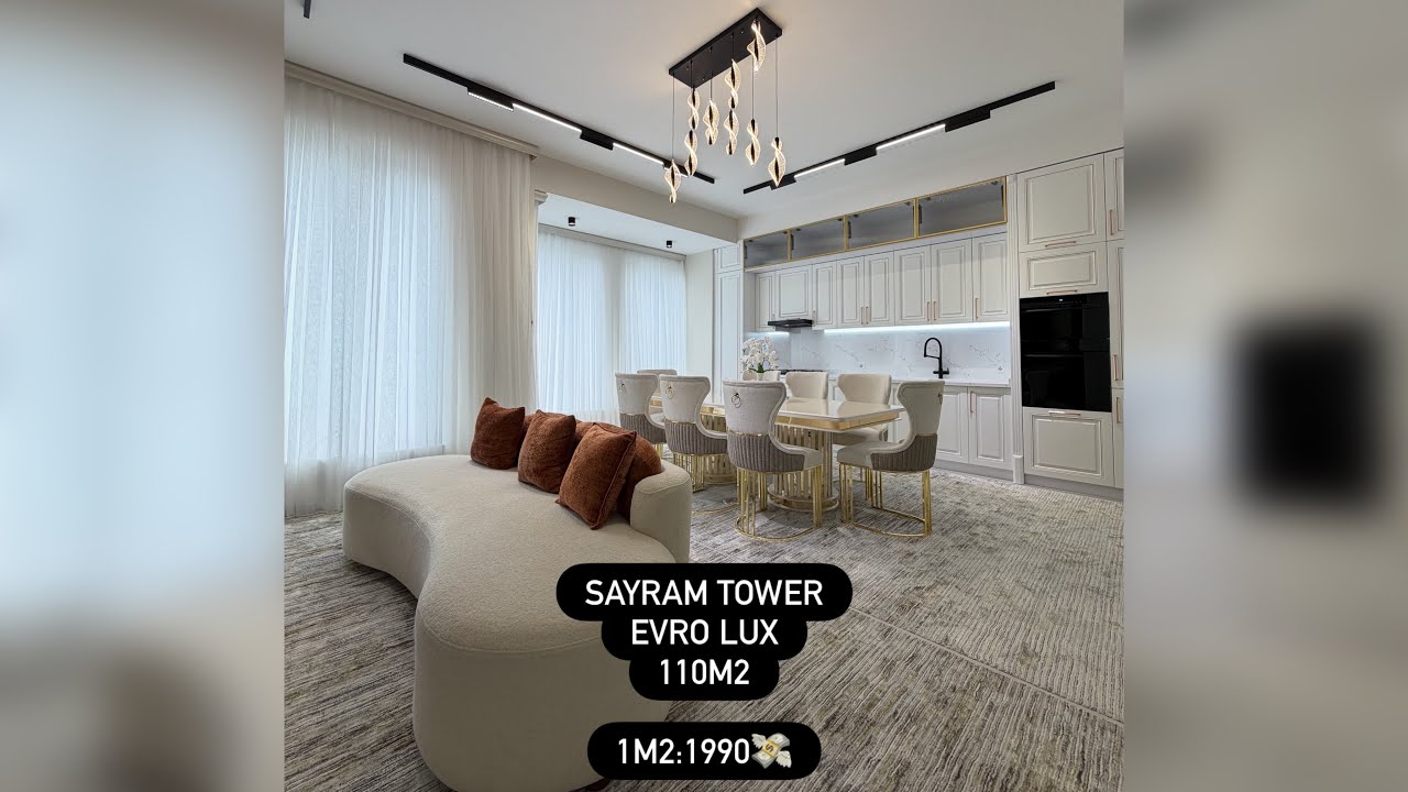 Sayram Tower / Evro Lux 110m2 ✅