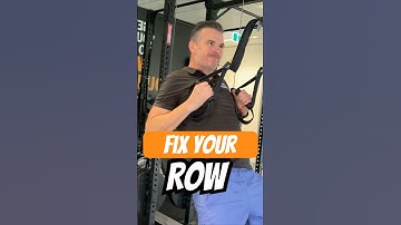 Improve your SCAPULA movement when you ROW #trx #shoulder