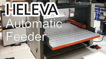 Heleva Automatic Feeding System on Durst WT250 Printer
