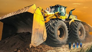 Gigantic Dangerous Agricultural Machines Operating At An Insane Level