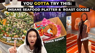 Sydney Weekly Vlogs: Trying The Most INSANE Seafood Platter, BEST Roast Goose & RAMEN Donut! 悉尼澳洲