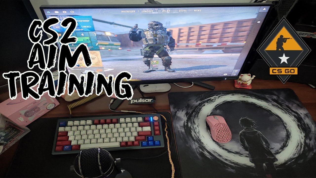 CS2 Aim Training With Tekkusai Singularity + Pulsar Xlite V2