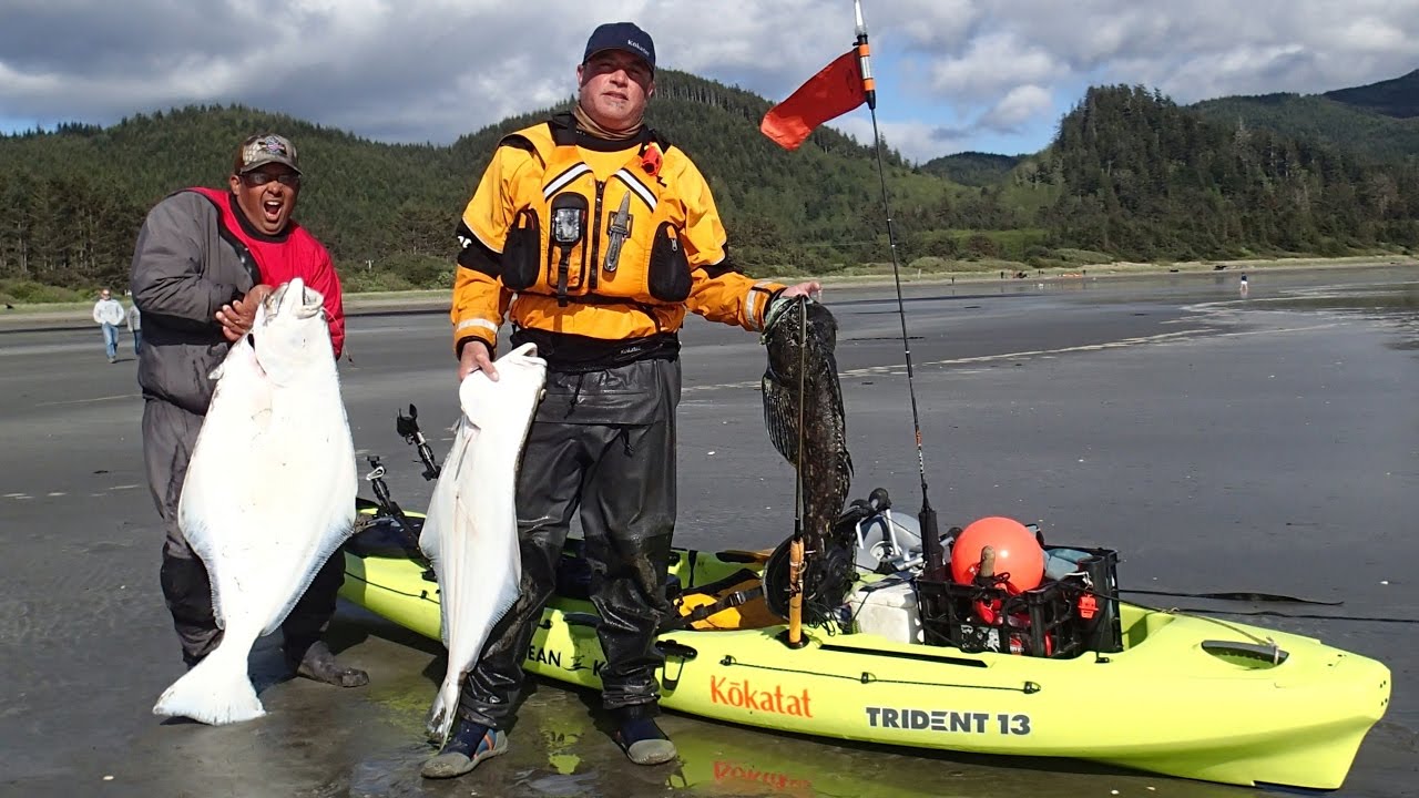 Photo Bombed by a Bigger Halibut