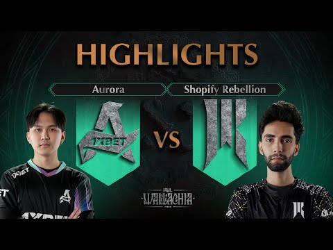 WINNER TO PLAYOFFS! Aurora vs Shopify Rebellion - HIGHLIGHTS - PGL Wallachia S1 l DOTA2