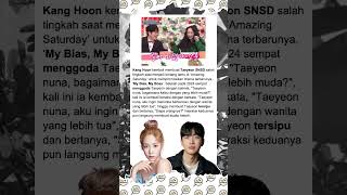 Bikin Salting! Kang Hoon Kembali Goda #Taeyeon , Amazing Saturday Auto Heboh! #kanghoon #SNSD