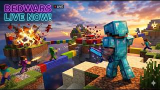 🔥 Minecraft Bedwars LIVE! Intense Clutches, Epic Wins &amp; Crazy PvP 🔥