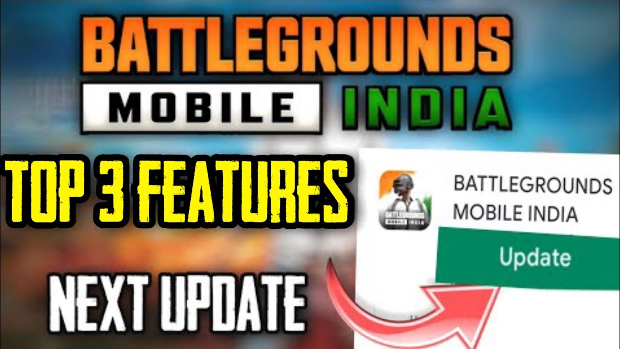 Bgmi Next update Top 3 Features | 1.8 update Battlegrounds Mobile India New features | Tamil