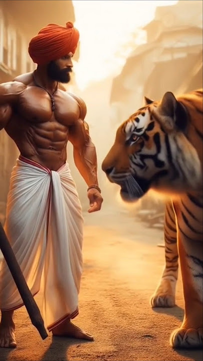 '💪 Kisan vs Tiger 🐅 | Jungle Ki Sabse Khatarnak Ladai!'#FarmerVsTiger#TigerAttack#KisanKiLadai
