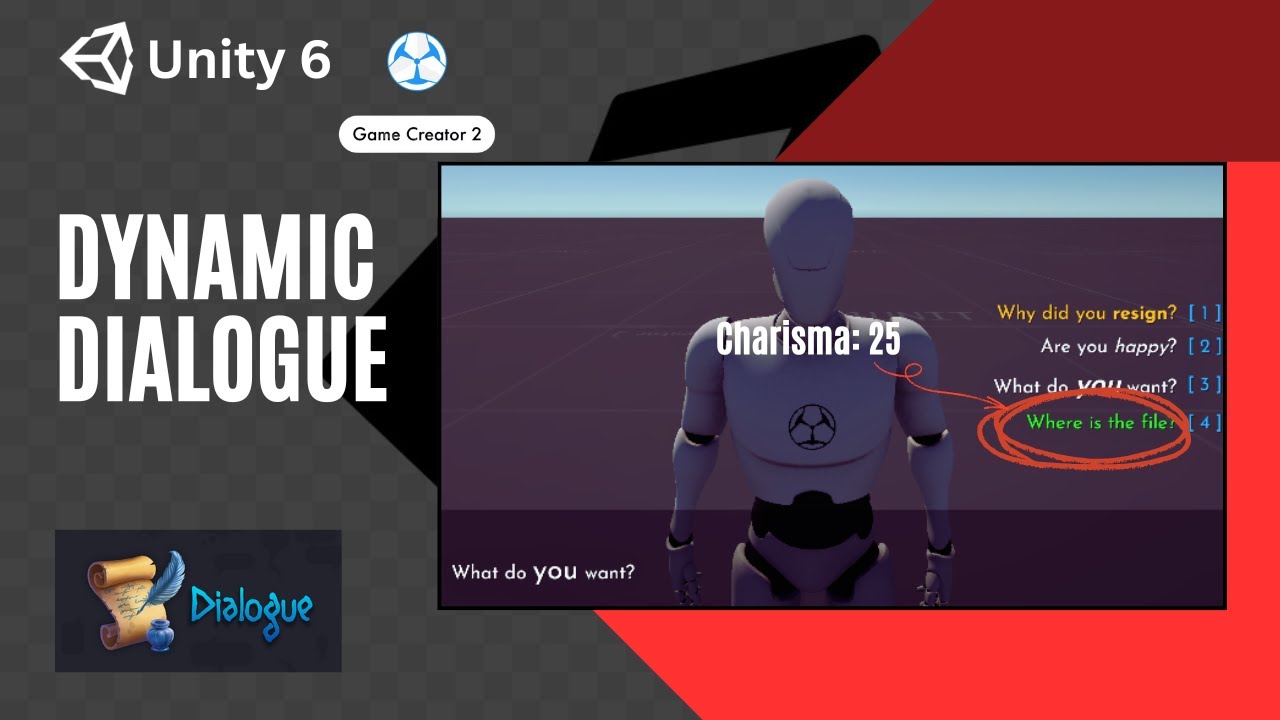 Динамический диалог: используйте условия для управления разговорами! | Учебное пособие по Game Cr...