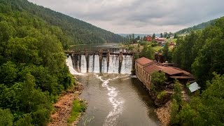 видео: Урочище Пороги. Челябинская область. Аэросъемка. картинка: Урочище Пороги. Челябинская область. Аэросъемка.