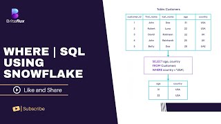 WHERE | SQL Using Snowflake | BriteFlux