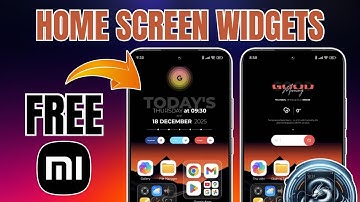 How To Create Many Styles Home Screen Widgets On Xiaomi Devices