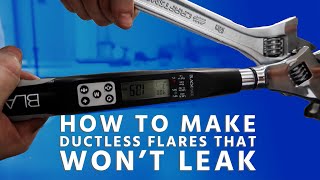 How to Make Ductless Flares That Won't Leak