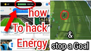 How To Hack Energy And Stop A Goal Or Win Every Match In Pes 18 Android
