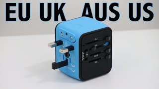 Best All-in-One International Power Adapter Review - EU - UK - AUS - US | Iron-M