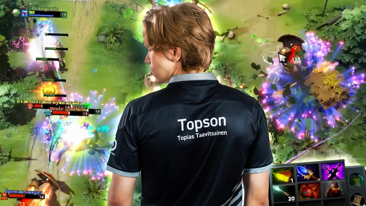 When Topson decides to have fun with IO mid... When Topson decides to have fun with IO mid...