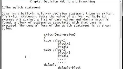 Java Programming Tutorial - Decision Making and Branching(7)