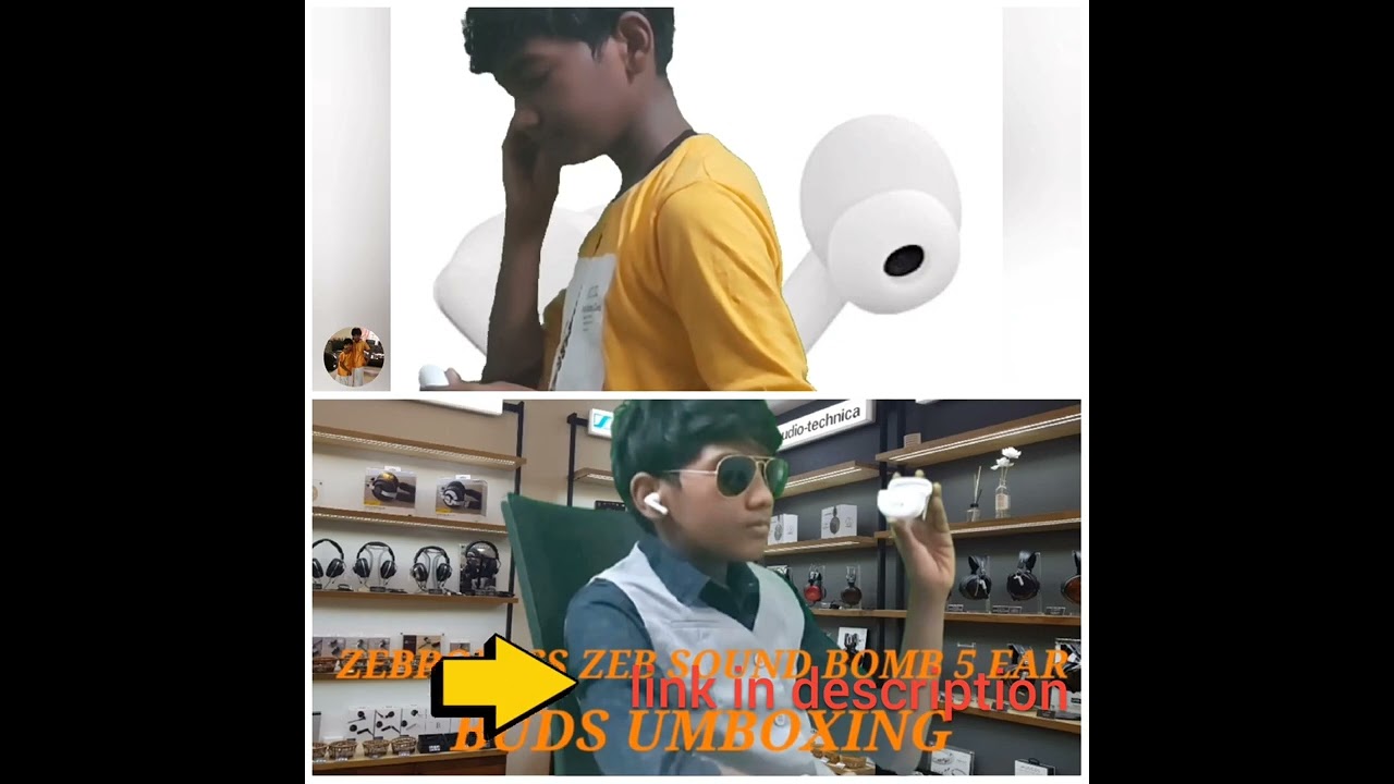 ZEBRONICS ZEB SOUND BOMB 5 EAR BUDS UNBOXING link in description and in comment box|pavan vidhu