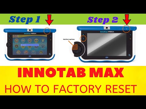 how to reset innotab max kids learning tablet ( hard reset back to factory settings )