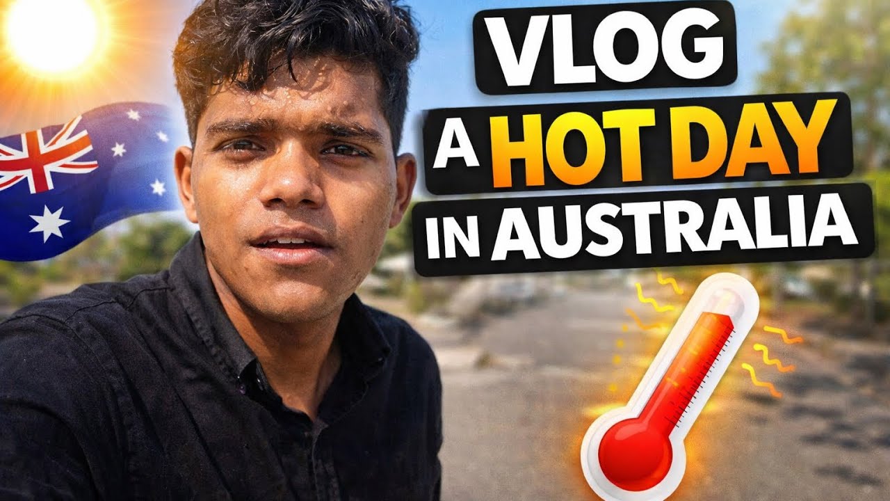 My First Vlog. A hot day In Melbourne Australia Arun Nain blog blogger 