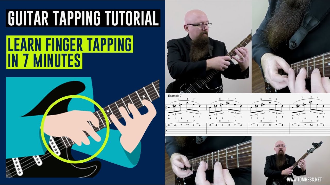 Guitar Tapping Tutorial] Learn Finger Tapping In 7 Minutes - YouTube