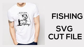 How to Design Fishing SVG Cut Files || Adobe Illustrator || Cricut || SVG Bundle