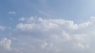 1 hour long 4K clouds timelapse footage