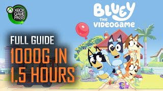 Bluey: The Videogame | All Achievements in 1.5 Hours Guide - [Xbox Game Pass] - Easy 1000G