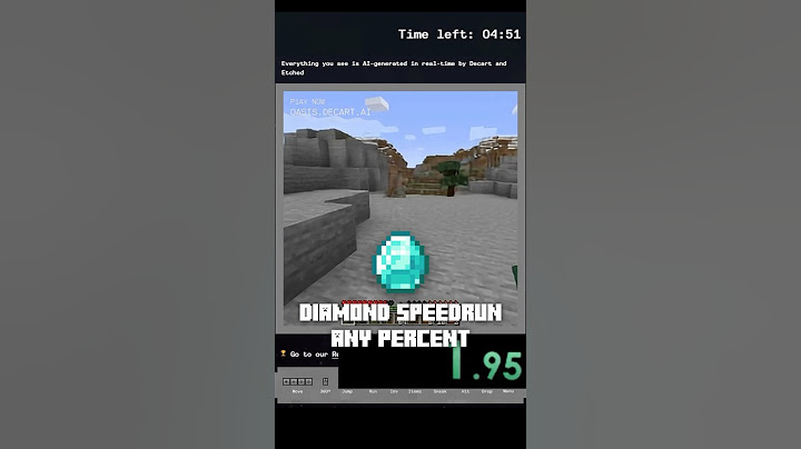 AI Generated Minecraft Diamond Speedrun Any Percent