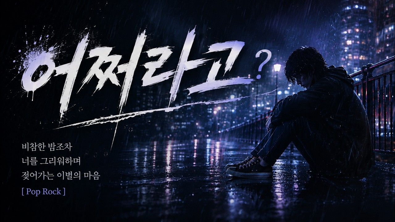 848.어쩌라고 [가사/Lyrics]🌧️ 비참한 밤조차 너를 그리워하며 젖어가는 이별의 마음[Pop Rock]