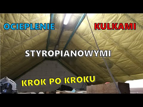 TANIE Ocieplenie KULKAMI STYROPIANOWYMI. Jak to zrobic krok po kroku.