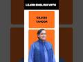 How to pronounce "Opportunity" Learn English with Shashi Tahroor #english #shorts