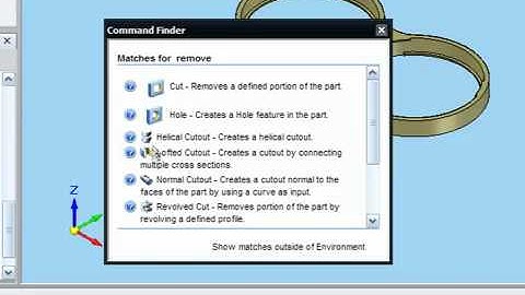 Solid Edge Tips & Tricks-Command Finder-Siemens PLM