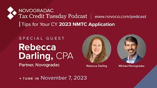 Nov  7, 2023  Tips for CY 2023 NMTC Application