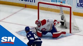 Anthony Cirelli Fires Wrister Through Traffic Past Carey Price For Lightning Lead