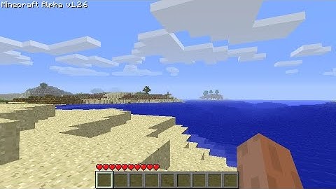 Playing Minecraft Alpha 1.2.6