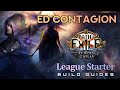 The BEST STARTER BUILD, once again! - Essence Drain Contagion Trickster Leaguestarter [PoE 3.13]